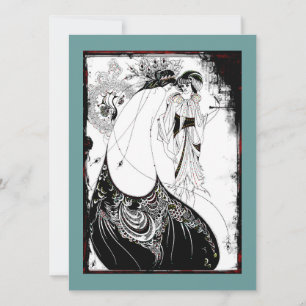 Carte Dames en robes fantaisistes