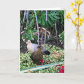 Carte Dames tropicales (Fleur jaune)