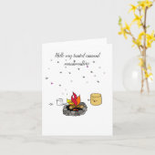 Carte d'ami (Fleur jaune)