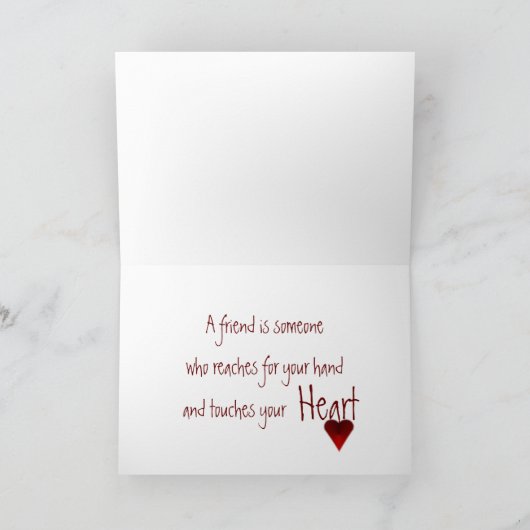 Carte d'ami True (Intérieur)