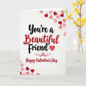 Carte d'amie de la Saint-Valentin « Vous êtes bell (Fleur jaune)