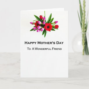Carte d'amie de Striped Blooms