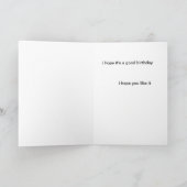 Carte d'Amigo de joyeux anniversaire (Intérieur)