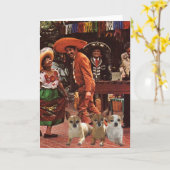 Carte d'amis des chiwawas 3 (Fleur jaune)