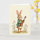 Carte d'Amis Musical Critter (Fleur jaune)