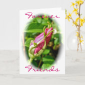 Carte d'amis Rosebud Forever (Fleur jaune)