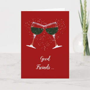 Carte d'amis Wine Good Friends