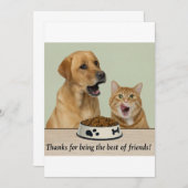 Carte d'amitié (Devant / Derrière)