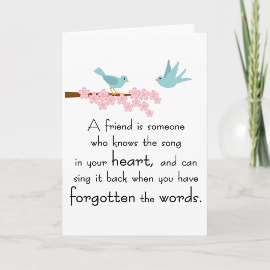 Carte d'amitié (Devant)