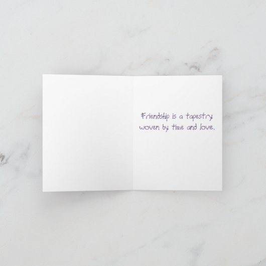 Carte d'amitié (Intérieur)