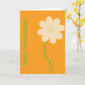 Carte d'amitié (Fleur jaune)