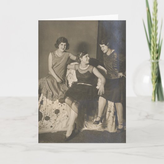 Carte d'amitié - 3 belles dames (Devant)