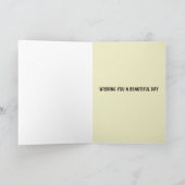 Carte d'Amitié Anniversaire, Nature Lady & Balloon (Intérieur)