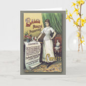 Carte d'amitié avec l'image de carte du commerce (Fleur jaune)