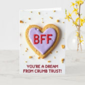 Carte d'amitié Bff Cookie (Fleur jaune)