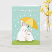Carte d'amitié Cozy Critters (Fleur jaune)