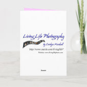 Carte d'amitié de rose de rose (Dos)