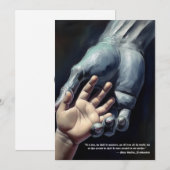 Carte d'amitié Frankenstein (Devant / Derrière)