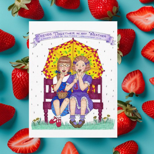 Carte d'amitié Friends Together