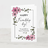 Carte d'amitié, Joyeuse Journée d'amitié, Ami (Devant)