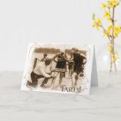 Carte d'amitié maillot de bain (Fleur jaune)