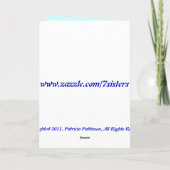 Carte d'amitié Namaste (Dos)