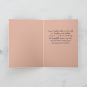 Carte d'amitié rose jaune (Intérieur)