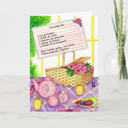 Carte d'amitié Tea Friendship (Devant)