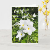 Carte d'amour (Fleur jaune)