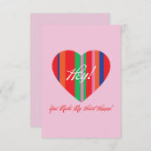 Carte d'amour (Devant / Derrière)