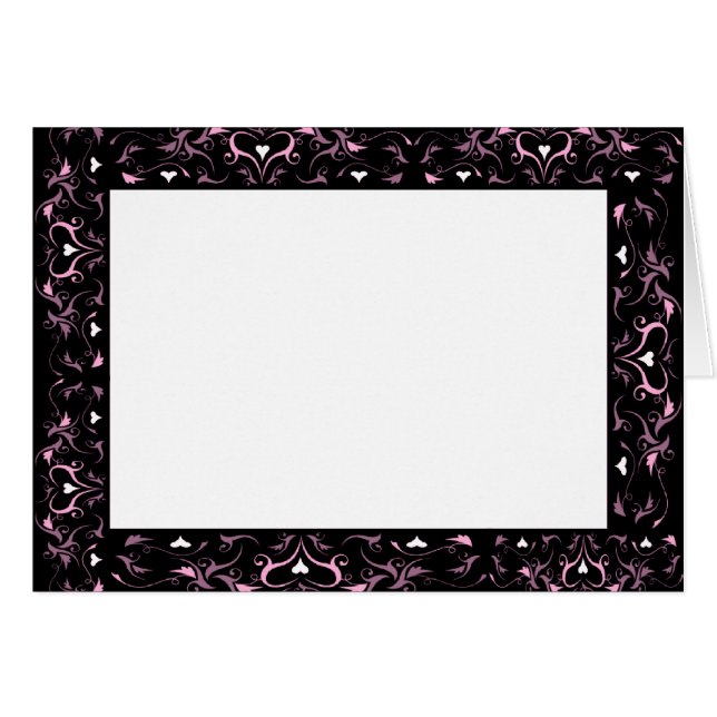 Carte d'amour (Devant horizontal)