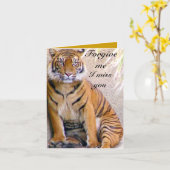 Carte d'amour (Fleur jaune)