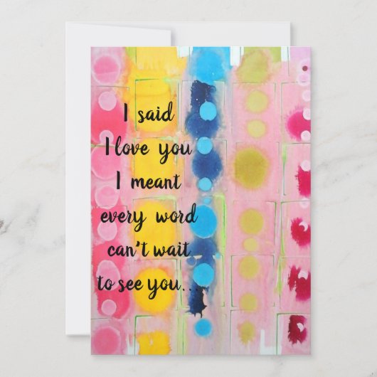 carte d'amour (Devant)