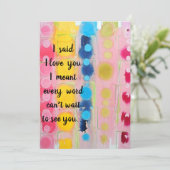 carte d'amour (Debout devant)