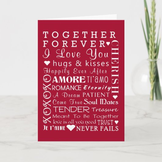 Carte d'amour (Devant)