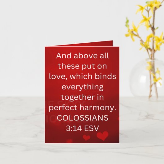 CARTE D'AMOUR 2 (Fleur jaune)