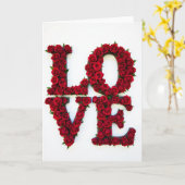 Carte d'amour à la rose rouge simple (Fleur jaune)