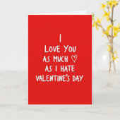 Carte d'amour anti-Saint-Valentin (Fleur jaune)