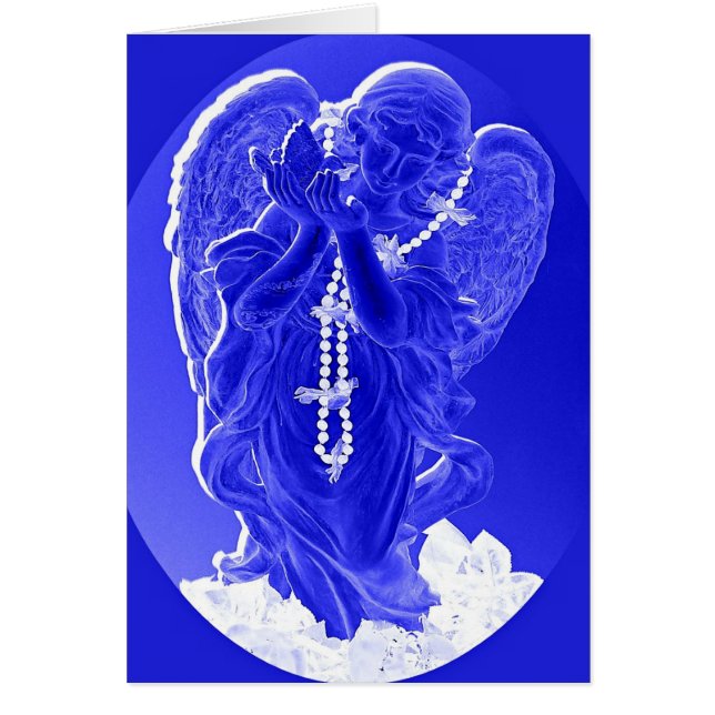 Carte d'amour Blue Angel (Devant)