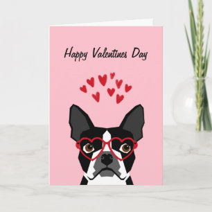 Carte d'amour Boston Terrier Valentines