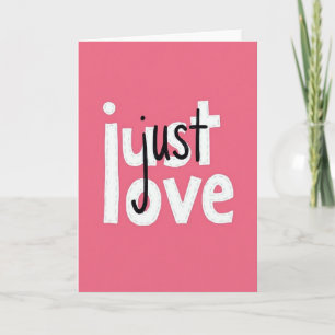 Carte d'amour brodée avec cœur