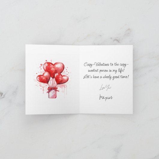 Carte d'amour Capybara (Intérieur)