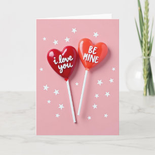 Carte d'amour coeurs à moi