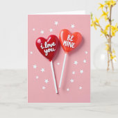 Carte d'amour coeurs à moi (Fleur jaune)