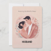 Carte d'amour cosy "The Best Husband" (Devant)