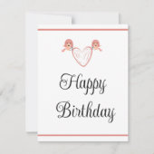carte d'amour d'anniversaire heureuse (Devant)