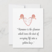 carte d'amour d'anniversaire heureuse (Dos)