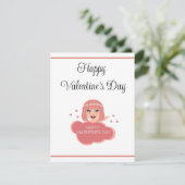 carte d'amour d'anniversaire heureuse (Debout devant)