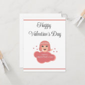 carte d'amour d'anniversaire heureuse (Devant/Arrière en situation)