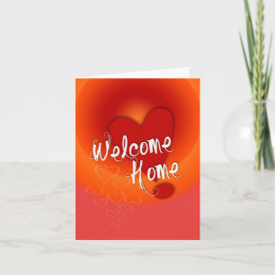 Carte d'amour de la maison de bienvenue